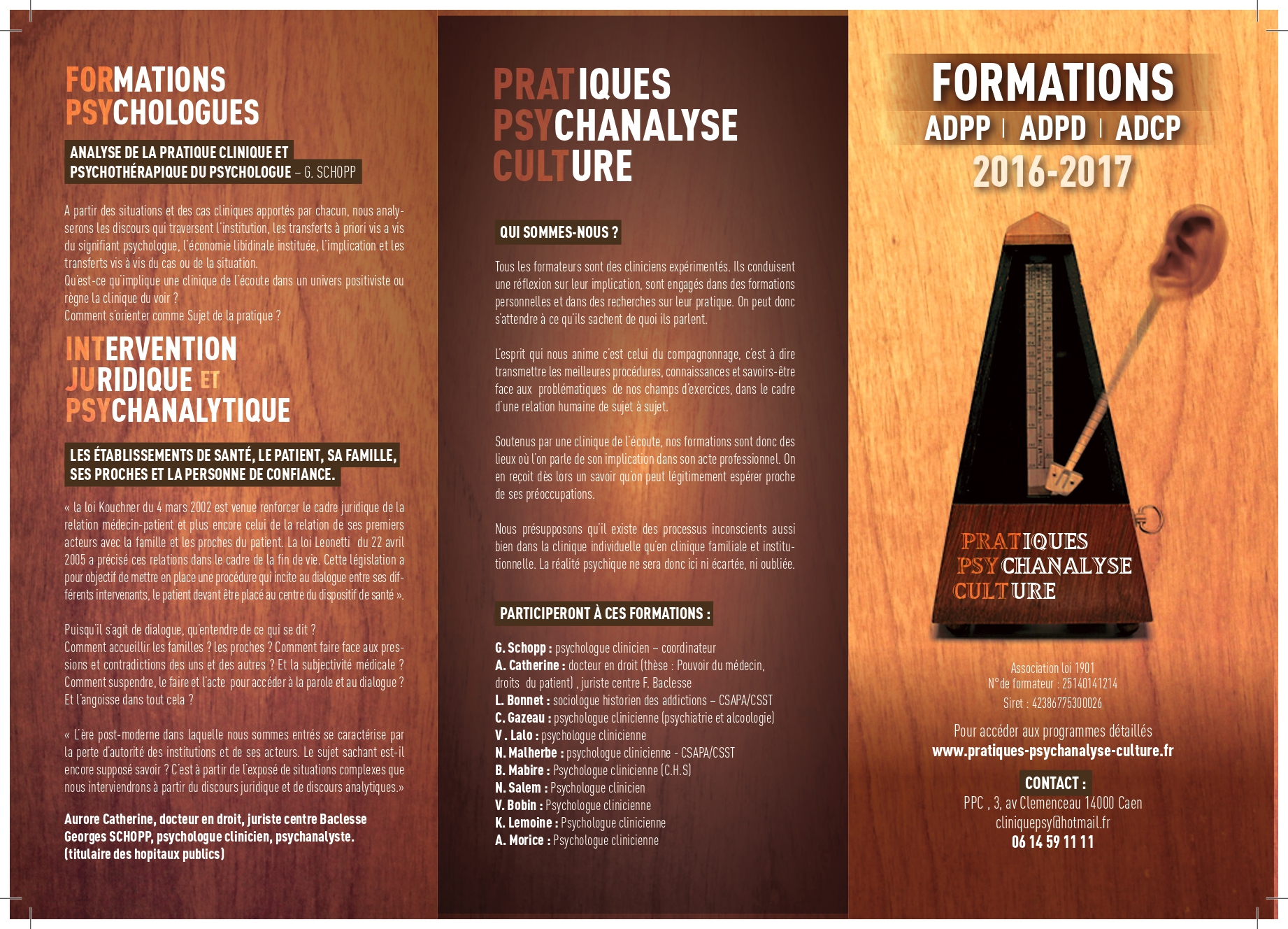 Plaquette formations page 1